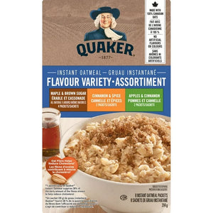 Instant Oatmeal Assorted Flavors 314g- Quaker