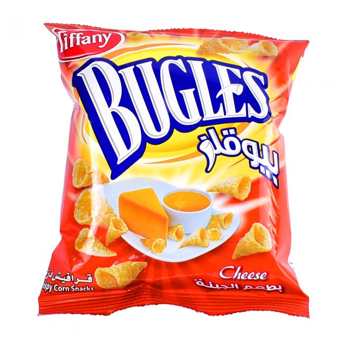 Tiffany Bugles Crispy corn snack - Cheese 13g