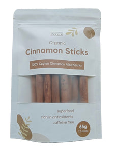 Organic Ceylon Cinnamon Alba Sticks 65g- Perero