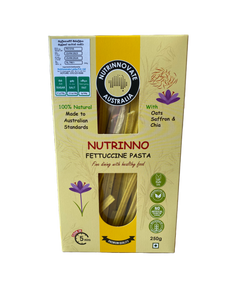 Nutrinno Saffron Fettuccine 250g- Nutrinnovate Australia