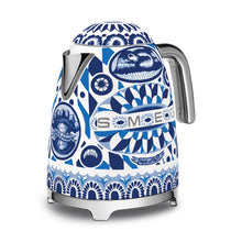 Load image into Gallery viewer, Mediterranean Blue Electric Kettle - Smeg & Dolce&Gabbana