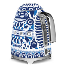 Load image into Gallery viewer, Mediterranean Blue Electric Kettle - Smeg & Dolce&Gabbana