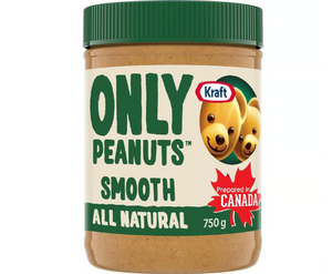 All Natural Smooth Peanut Butter 750g- Kraft DISCOUNTED