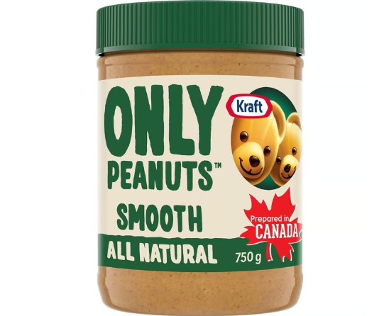 All Natural Smooth Peanut Butter 750g- Kraft DISCOUNTED