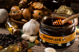 Bee Honey with Garlic 250g - GoodFolks