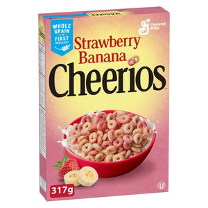 Strawberry Banana Cheerios Cereal 317g- General Mills