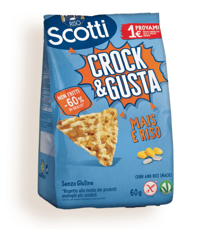 Crock & Gusta Crackers 60g- Scotti