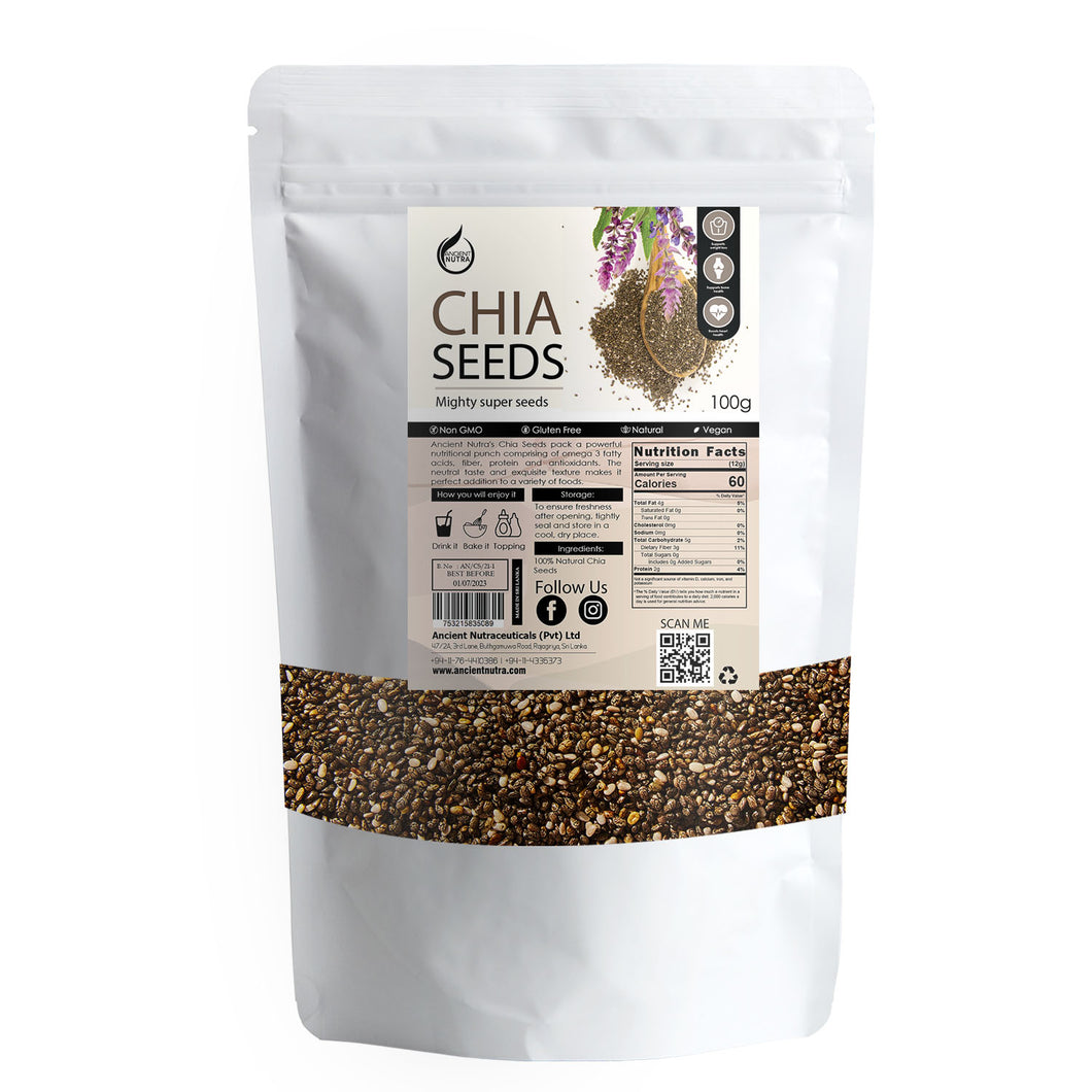 Chia Seeds 100g - Ancient Nutra