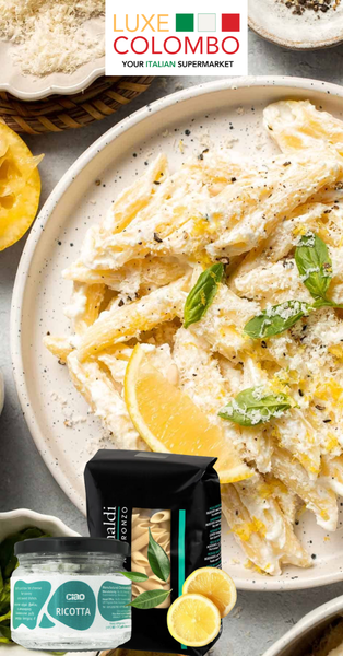 Penne Cremose al Limone e Ricotta – Authentic Italian