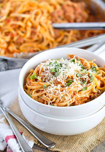 Goat Cheese tomato pasta