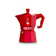 Moka Exclusive red 6 cups - Bialetti