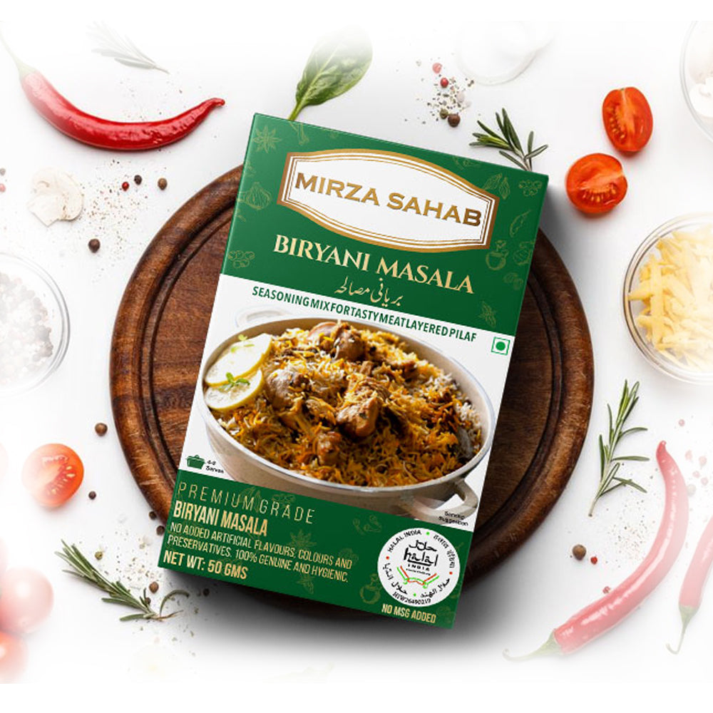 Biryani Masala Halal 50g - Mirza Sahab (From India)