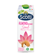 Organic Almond Milk 1L Unsweetened- Scotti