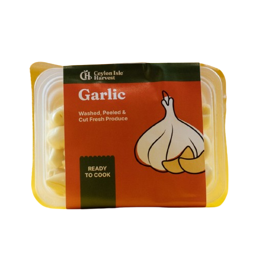 Washed, peeled fresh Garlic 100g - Ceylon Isle Harvest