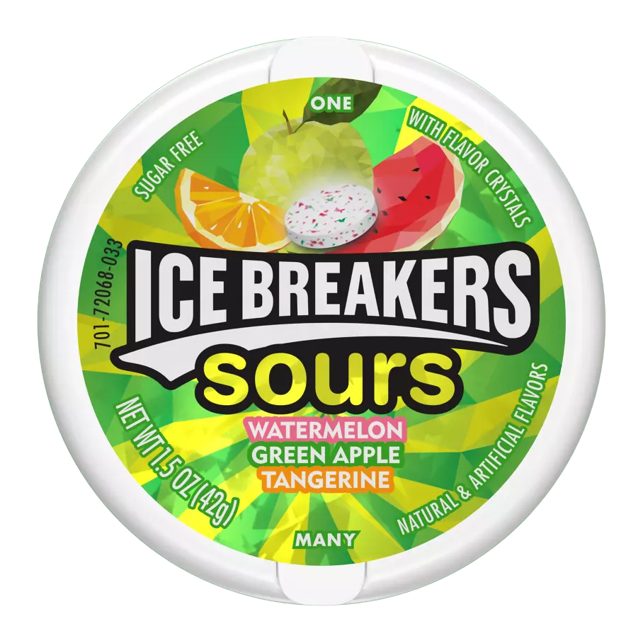 Sour Fruits Sugar Free Mints 42g- ICE BREAKERS