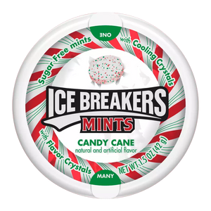 Candy Cane Sugar Free Mints 42g- ICE BREAKERS