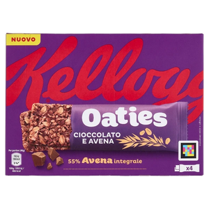 Oaties Snack Bars Chocolate And Oat Simple 160g -  Kellogs