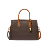 Laila Medium Handbag with Logo - MK