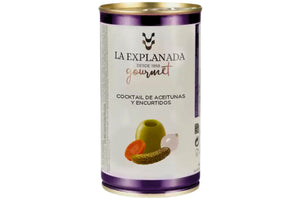 Gherkins & Pickles Stuffed Green Olives 350g - La Explanada