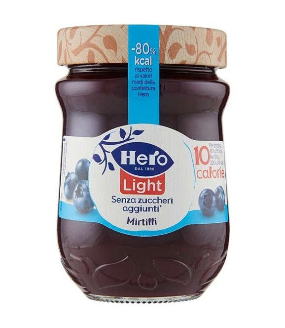Blueberry jam 280g - Hero Light (Suger free)
