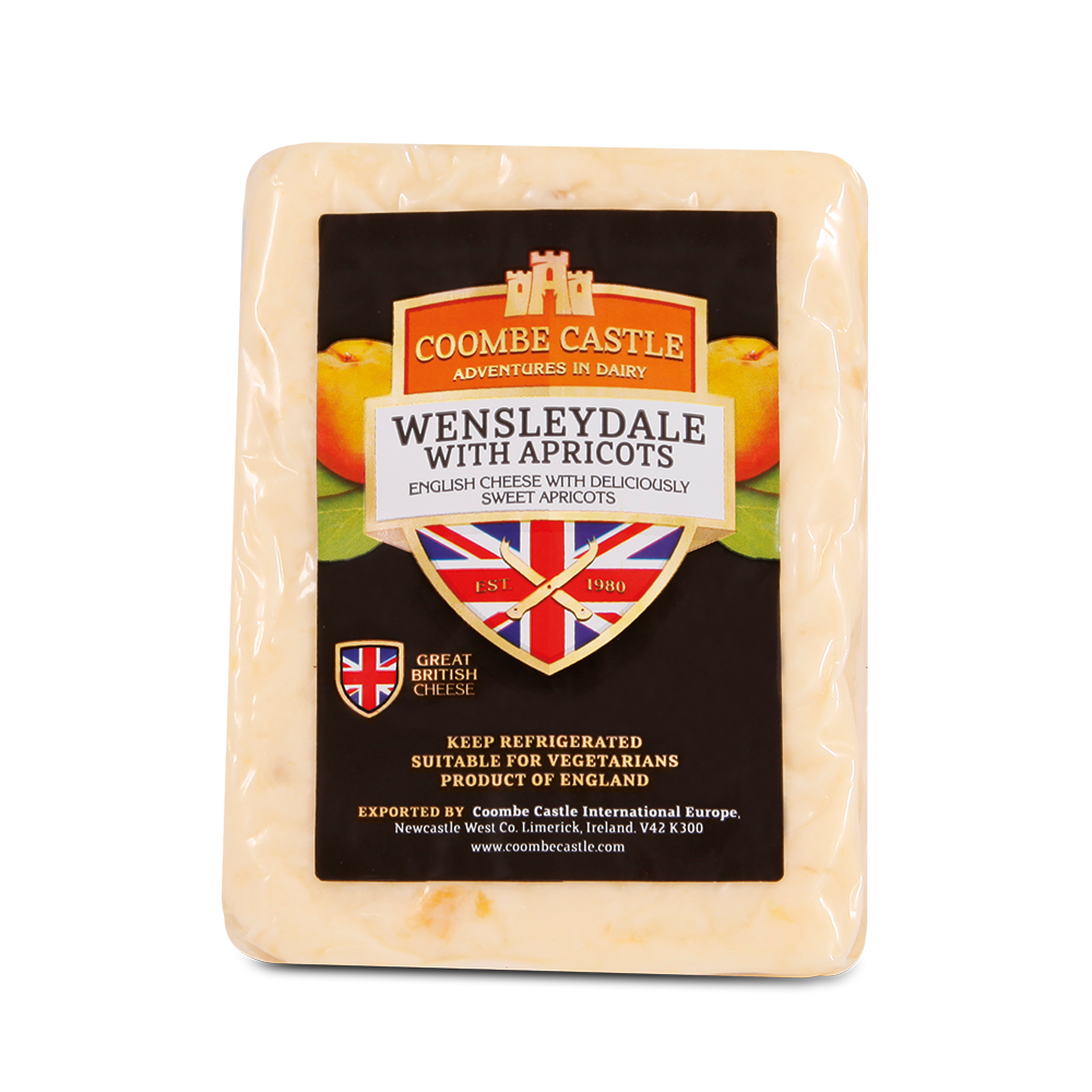 Wensleydale with Apricots 180g - Coombe Castle