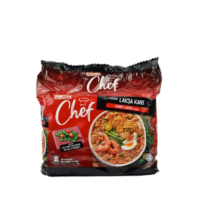 Curry Laksa Flavored Noodles 89g- Chef