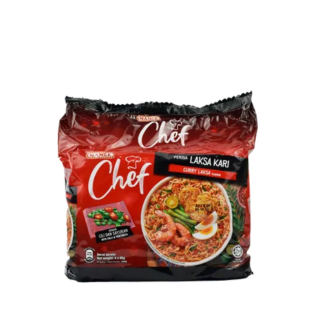 Curry Laksa Flavored Noodles 89g- Chef