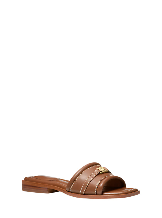 Mandy leather slide sandal - Michael Kors