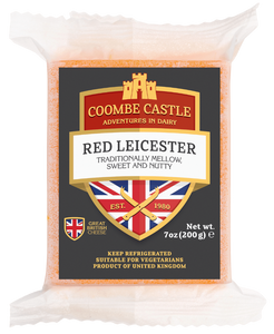 Red Leicester Cheese 200g - Coombe Castle