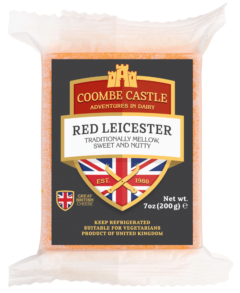 Red Leicester Cheese 200g - Coombe Castle