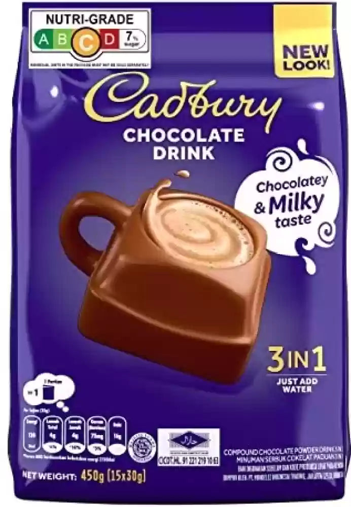 Cadbury 3 in 1 Chocolate Drink 390g