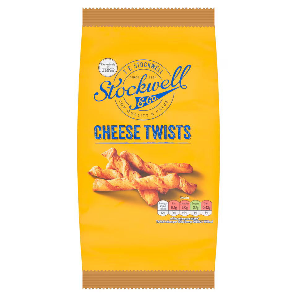 Cheese Twists 125g - Stockwell