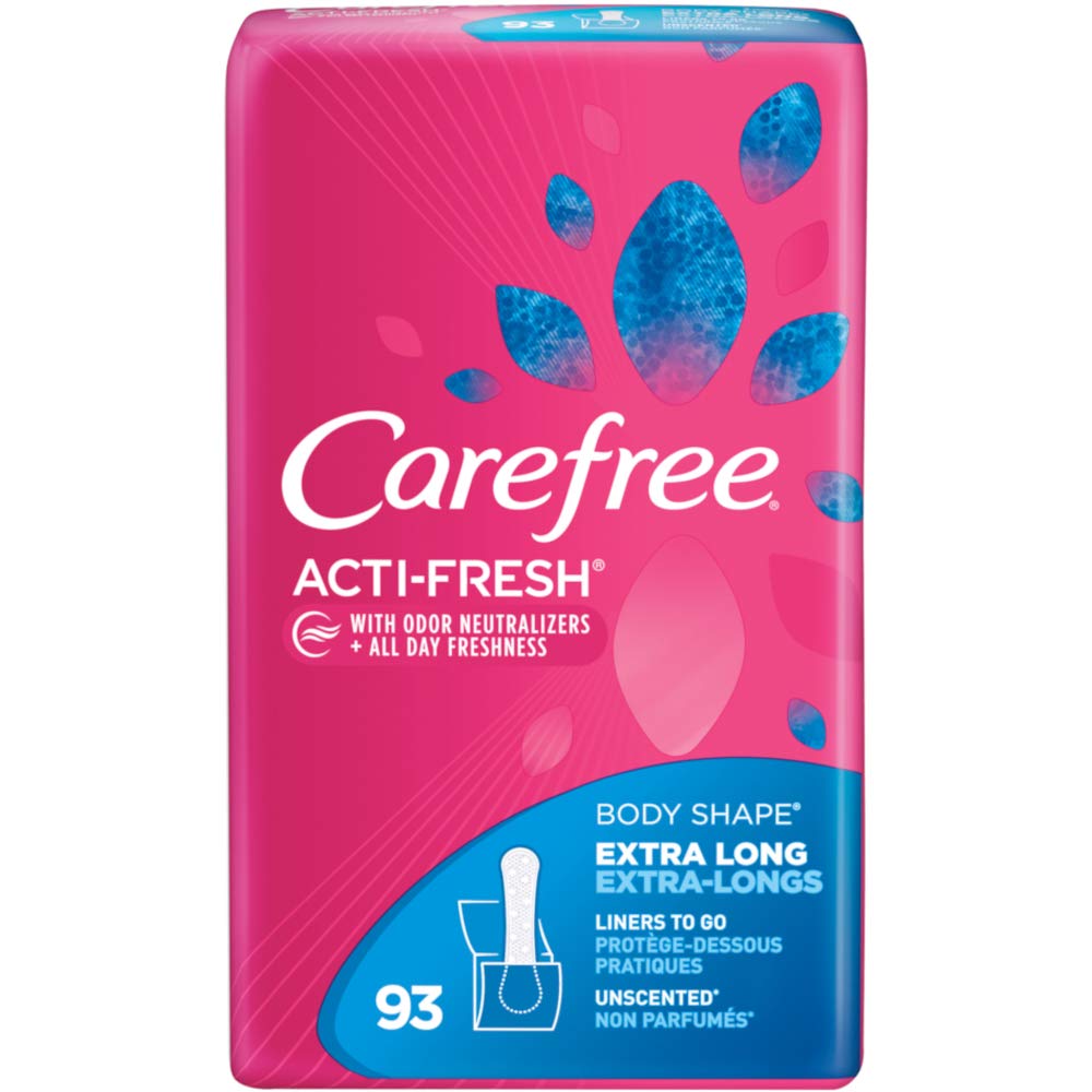 Extra Long Panty Liners 93 Count- Carefree