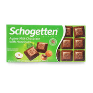 Alpine Milk Chocolate with Hazelnuts 100g schogetten