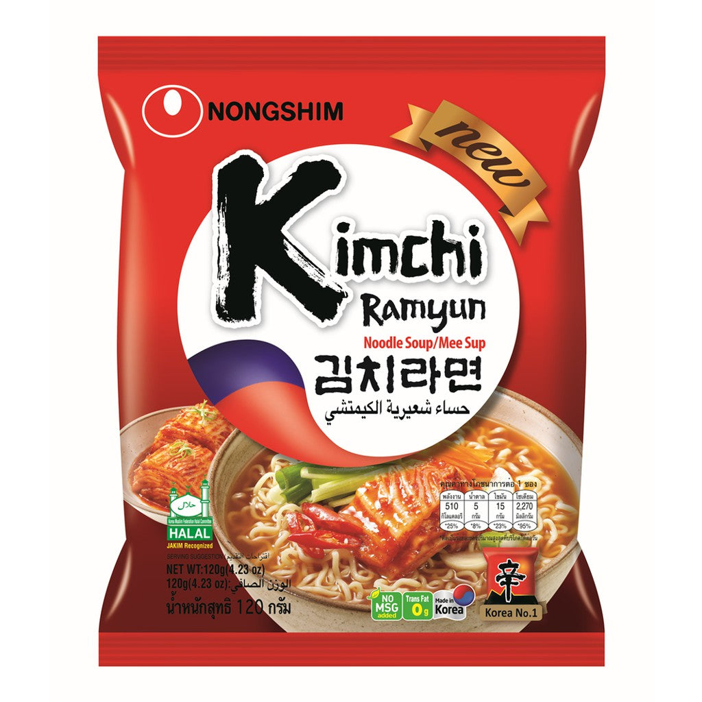 Kimchi Ramyeon Halal 120g- Nongshim