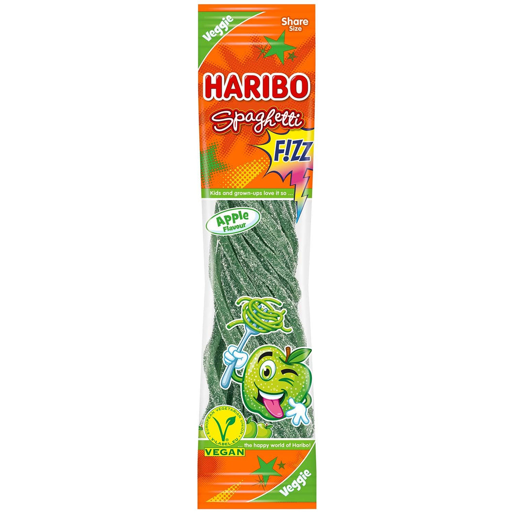 Apple Flavour Spaghetti Fizz gummys 200g - Haribo