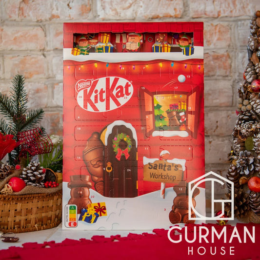 Santa's Workshop Advent Calendar 208g - Kit Kat