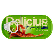 Anchovy Fillets in Olive Oil 46g - Delicius