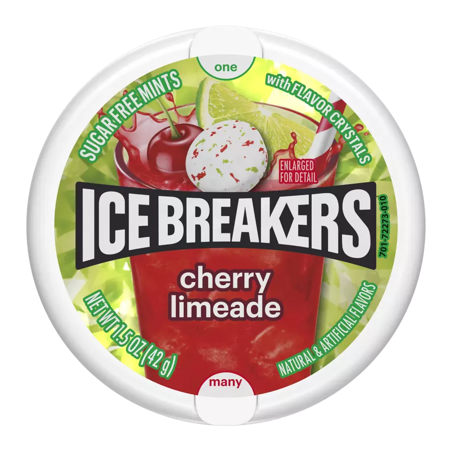 Cherry Limeade Sugar Free Mints 42g- ICE BREAKERS