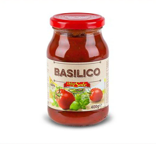 Pasta Sauce with Basil 400g - Delizie dal Sole