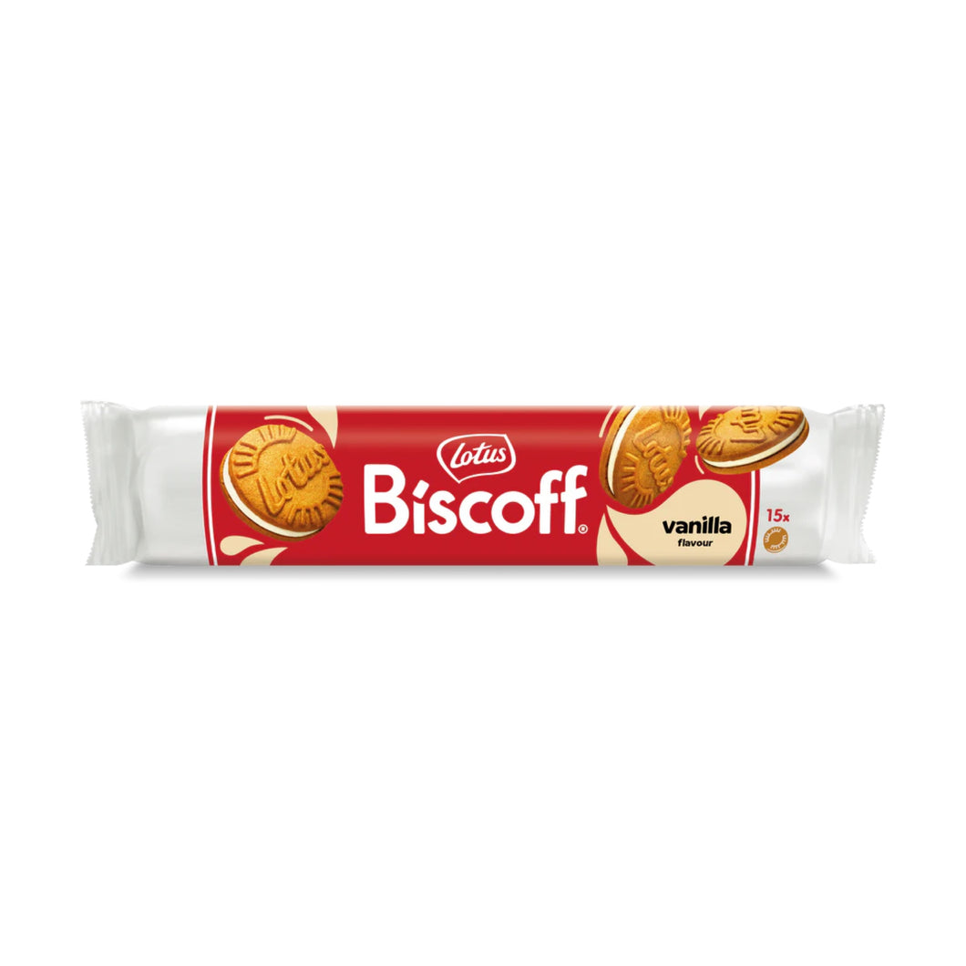 Biscoff Sandwich Cookies Vanilla 150g- Lotus