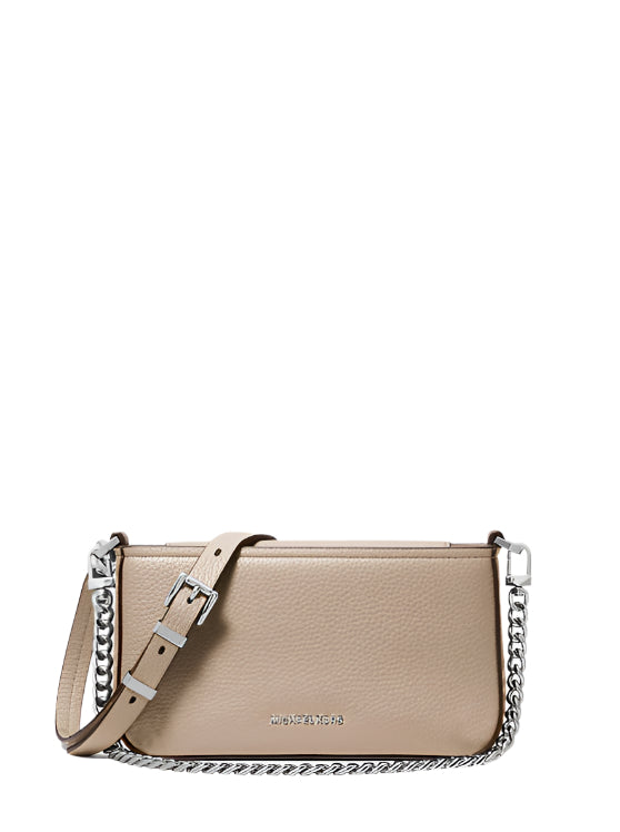 Bryant Small Convertible Clutch in Hammered Leather -MK