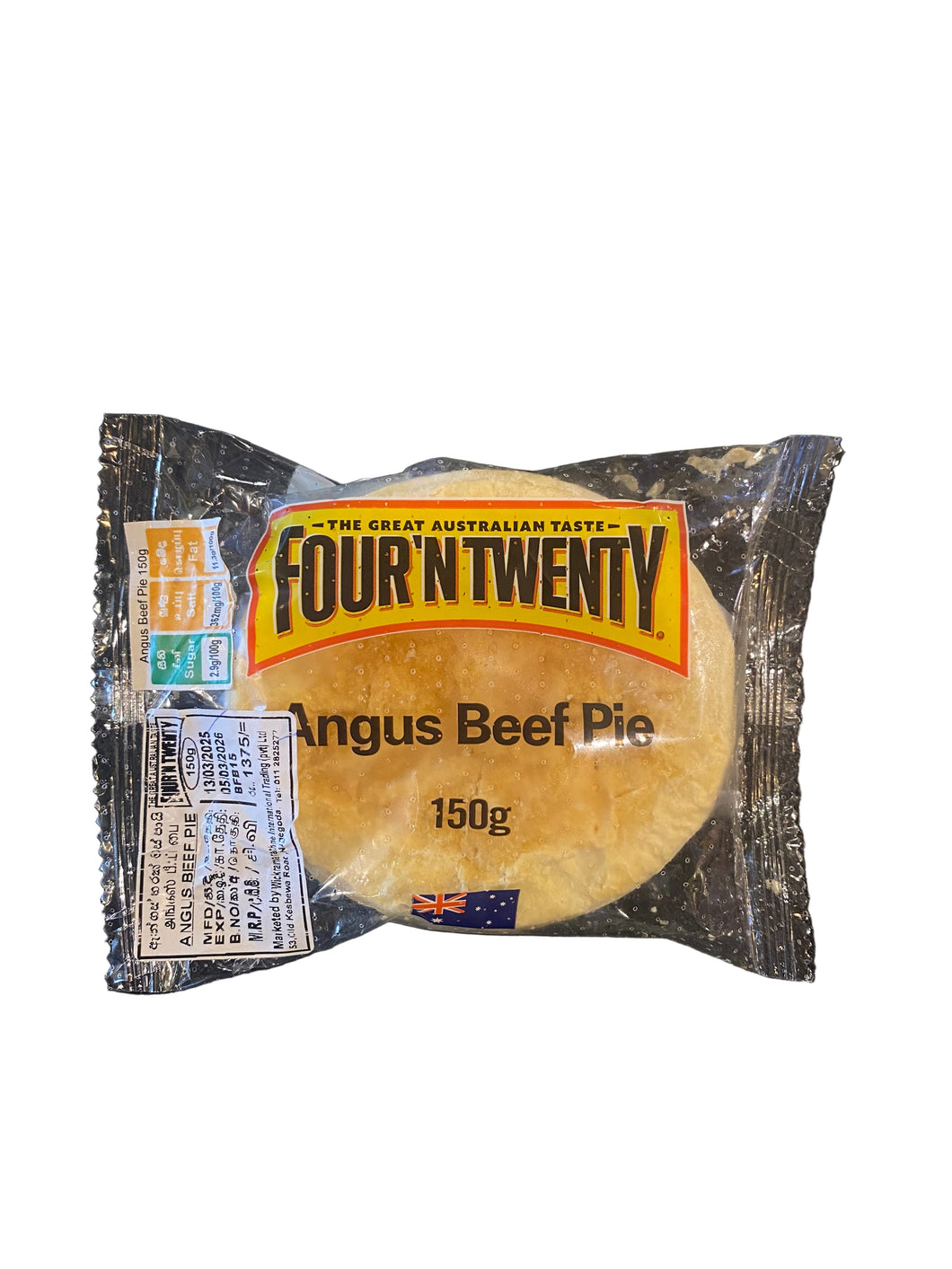 Four 'n twenty Angus Beef Pie - 150g