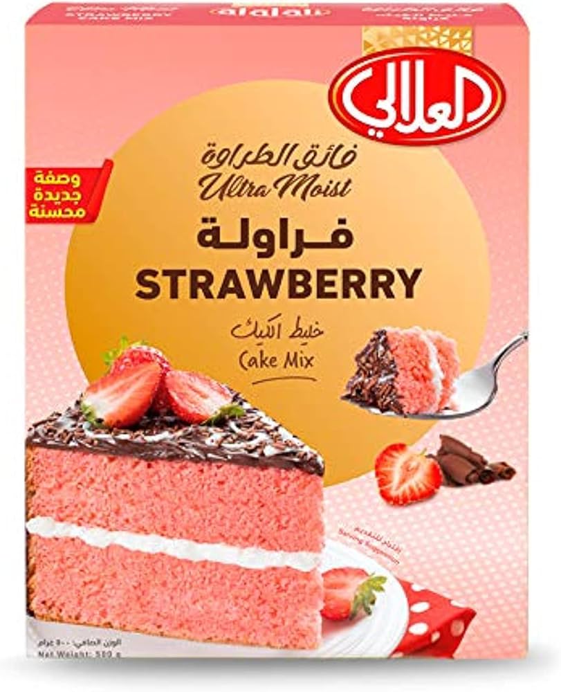 Cake Mix Strawberry 500g - Al Al Ali