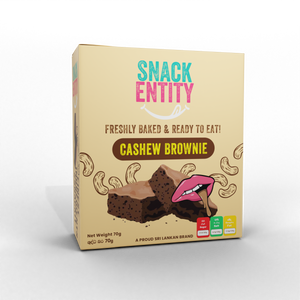 Cashew Brownie 70g - Snack Entity