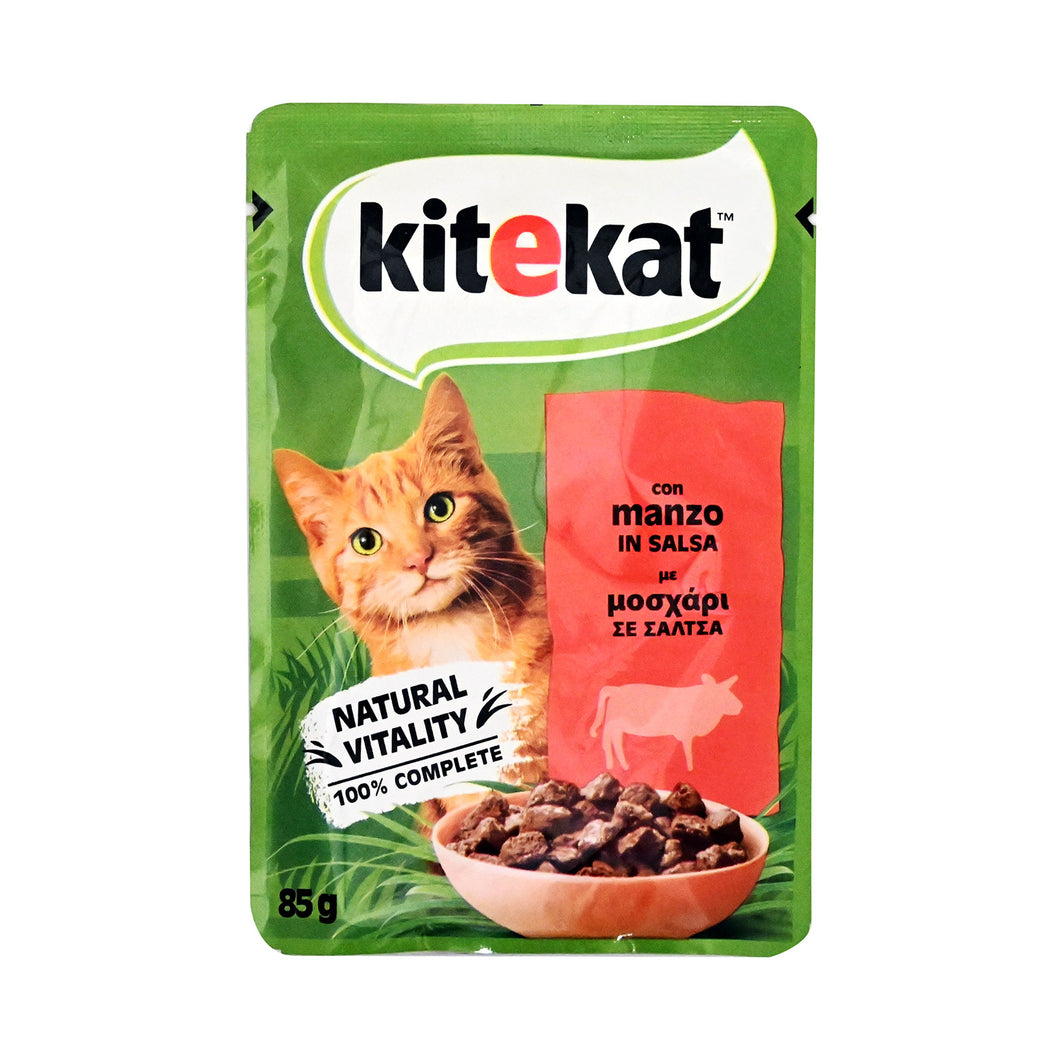 Cat Food beef in Sauce 85g - KiteKat