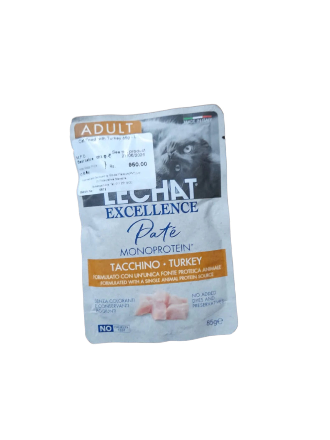 Cat Food with Turkey 85g - LeChat