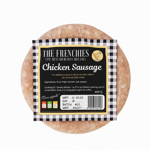 Chicken sausage 400g - The Frenchies