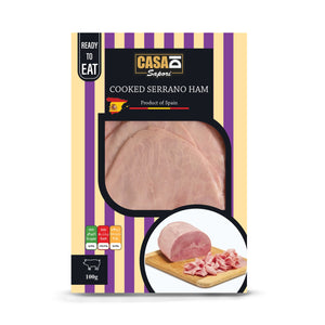Cooked Serrano Ham 100g - Casa di Sapori