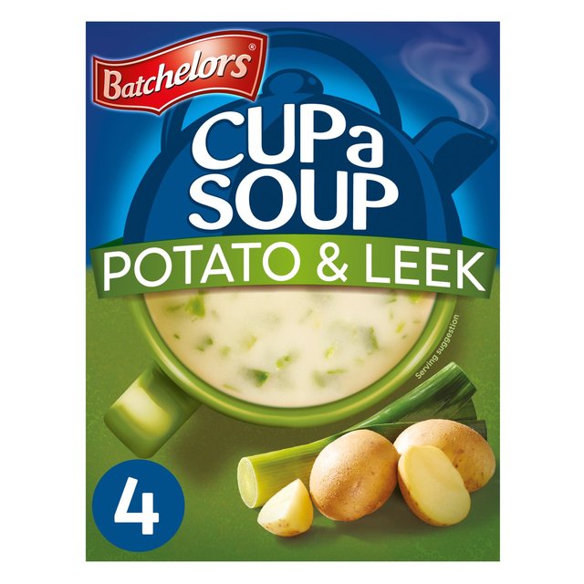 Creamy Potato & Leek 4 Pack 107g - Batchelors Cup A Soup